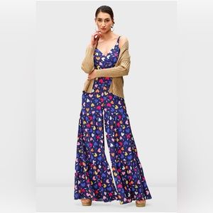 Stylish Blue Multicolor Jumpsuit